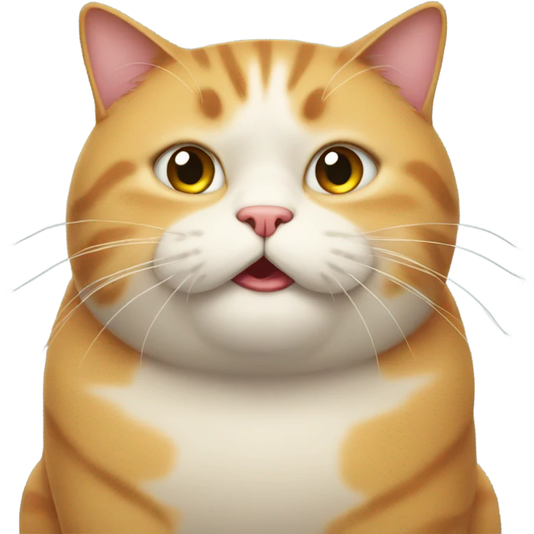 Fat cat emoji