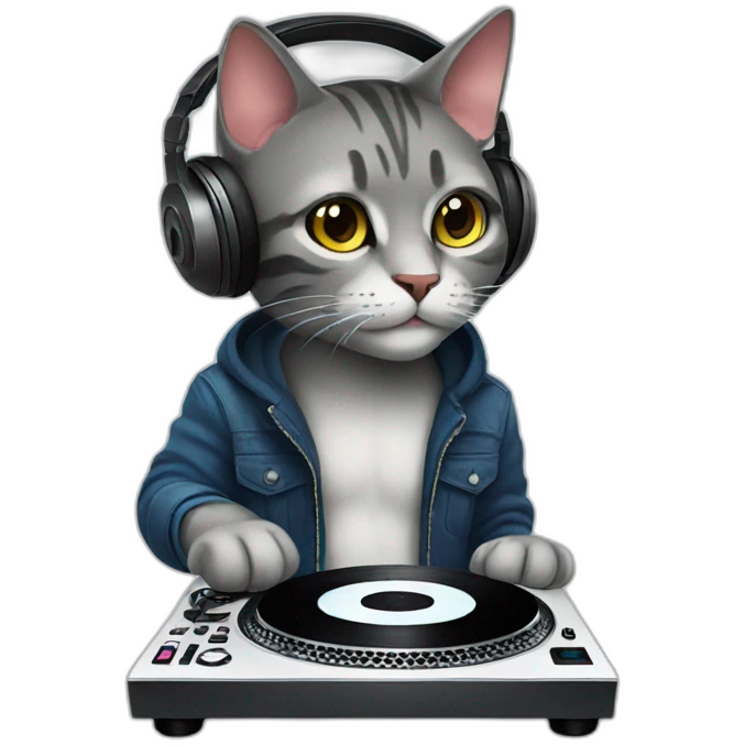 dj cat emoji