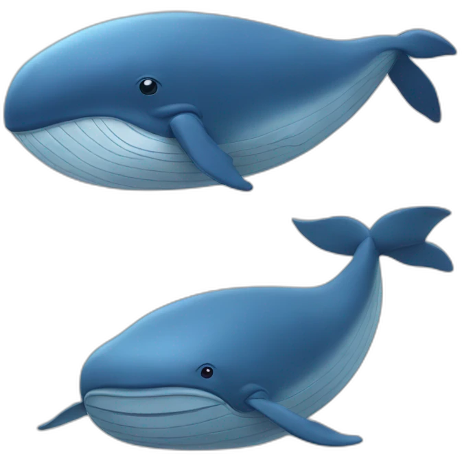 sad blue whale emoji