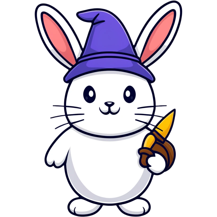 wizard rabbit emoji