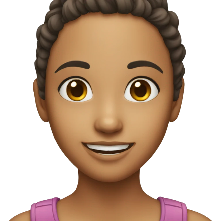 cute girl smiling  emoji