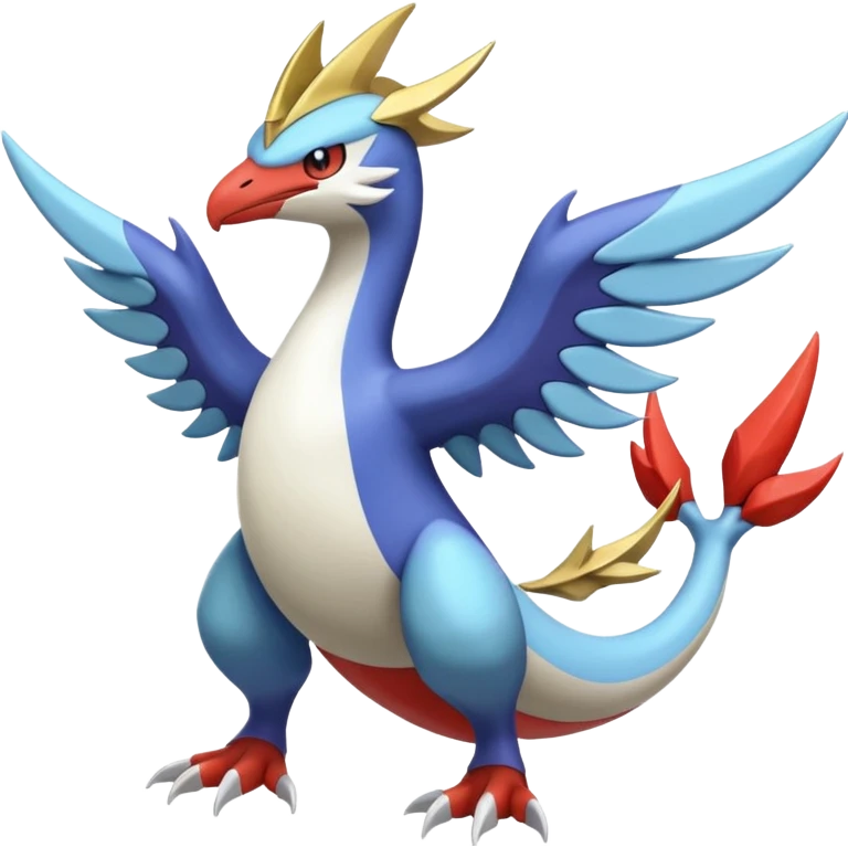 Latios-Inteleon-Lunala-Blaziken-Cresselia-Pokémon-Fakémon-fusion (full body) emoji