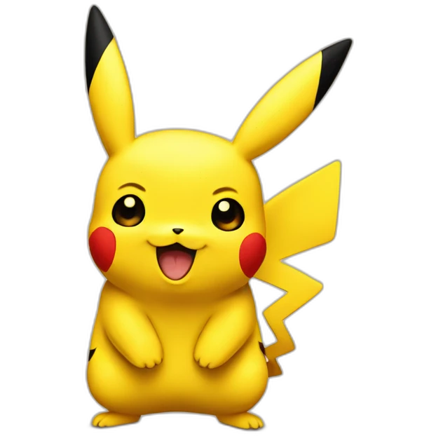Pikachu Hi emoji