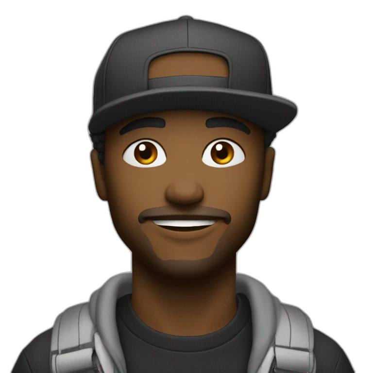 Le rappeur Jul qui fait le signe emoji
