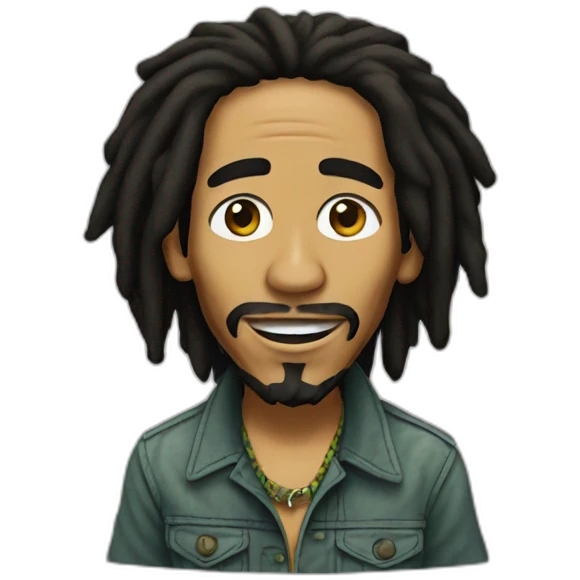 Bob Marley emoji