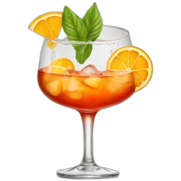 Spritz cocktail emoji