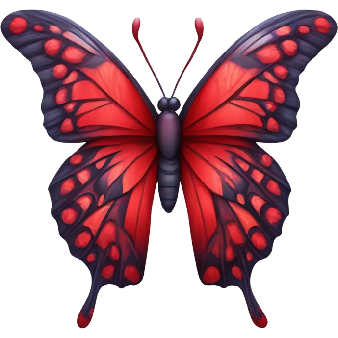 red butterfly emoji