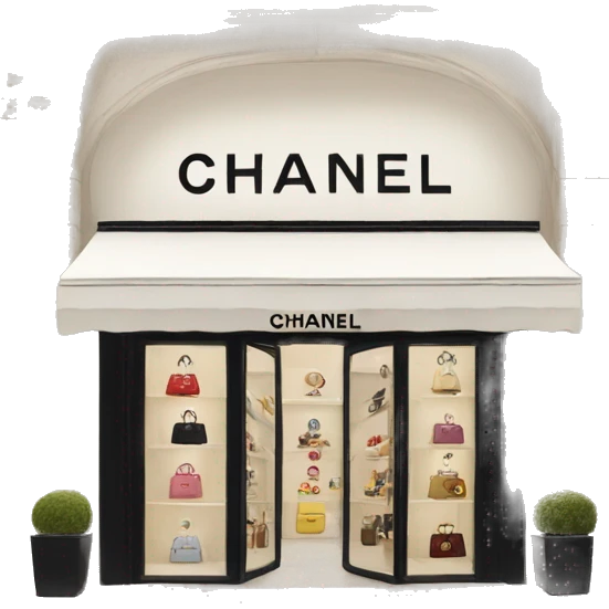 Chanel boutique emoji
