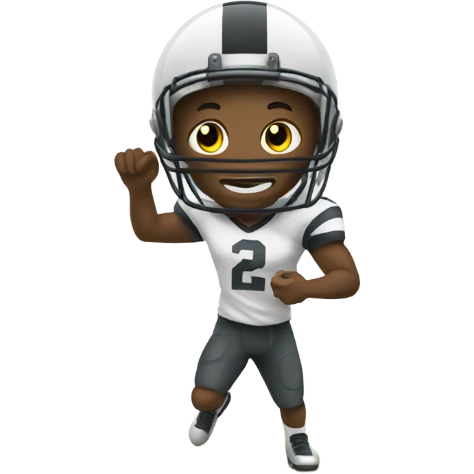 Playing football  emoji