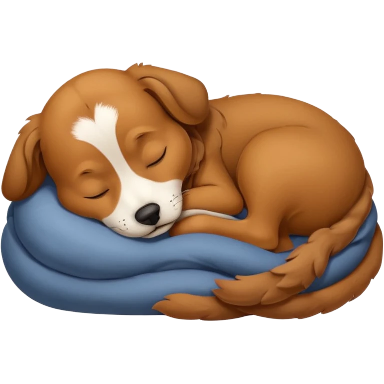 Dog sleep emoji