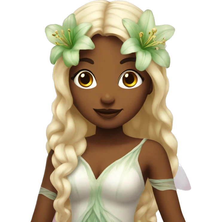 lilies fairy  emoji