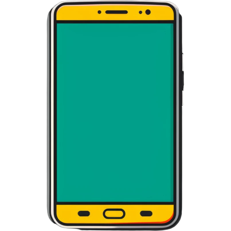 colorful smartphone emoji