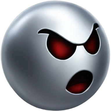 Metal Kirby ball emoji