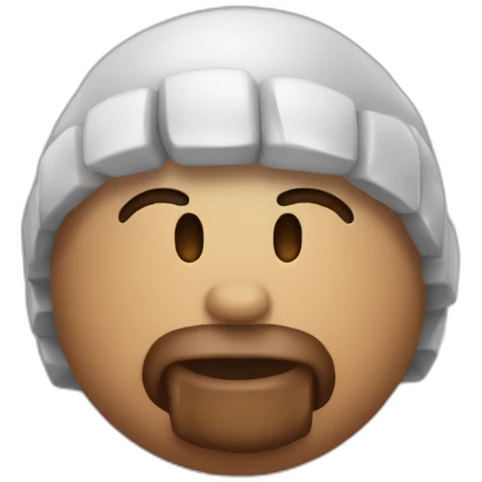 Bum beads emoji