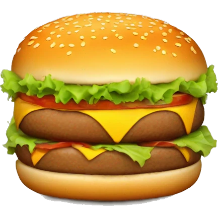 burger top view emoji