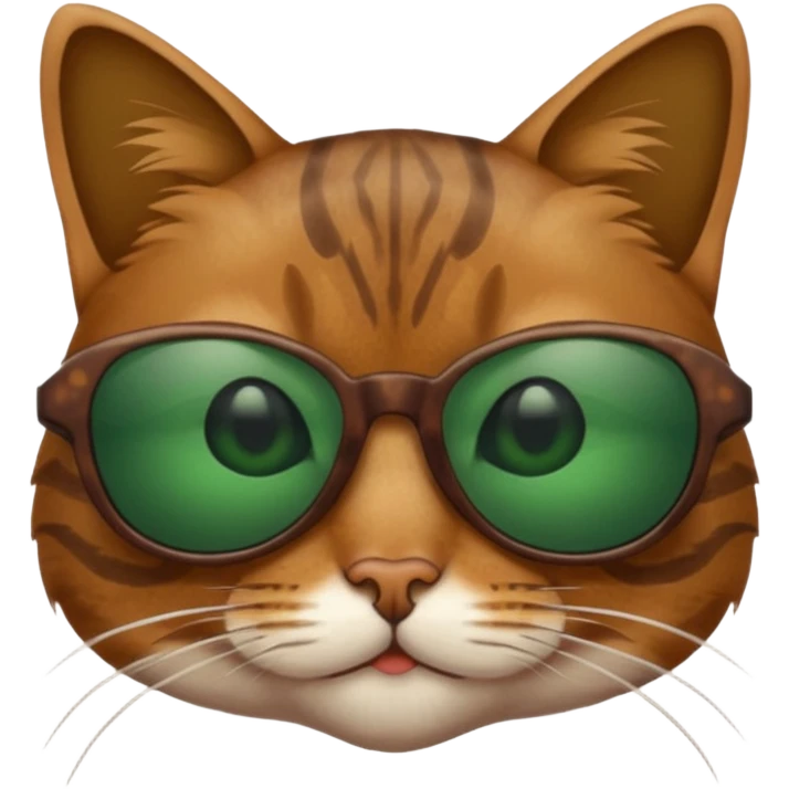 Cat wearing sunglasses emoji