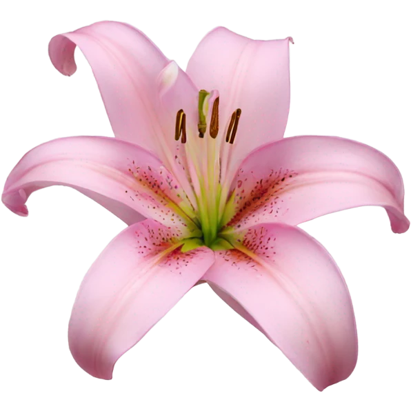 Lily flower pink emoji
