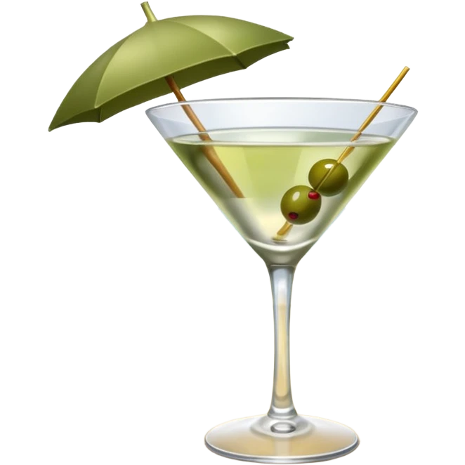 martini on a beach  emoji