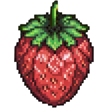 strawberry tanghulu emoji