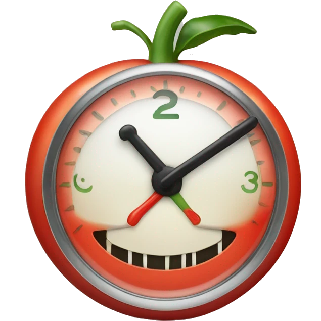 pomodoro tomato kitchen timer emoji