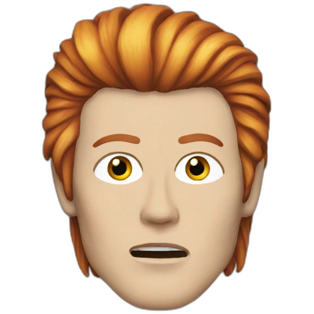 Ziggy stardust emoji