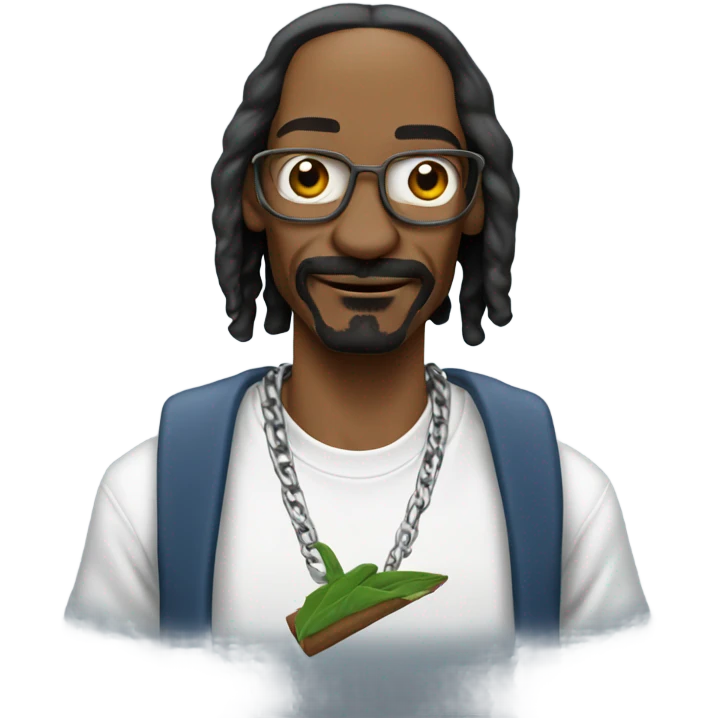 snoop doog w a blunt emoji