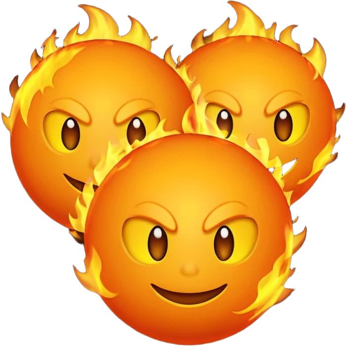 fireballs no face emoji