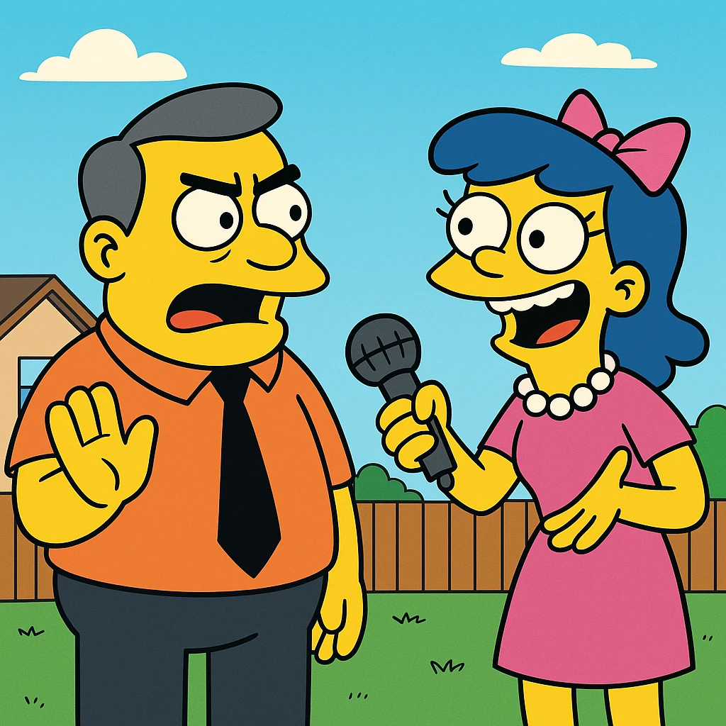 Gadfly – someone who annoys others by asking questions or challenging them.
The reporter was a gadfly who wouldn’t stop questioning the mayor (the leader of a town or city government). emoji