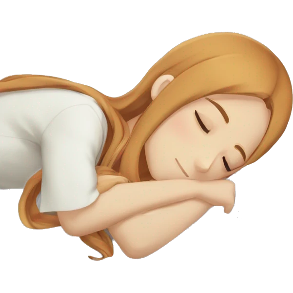 Asuna anime sleeping emoji
