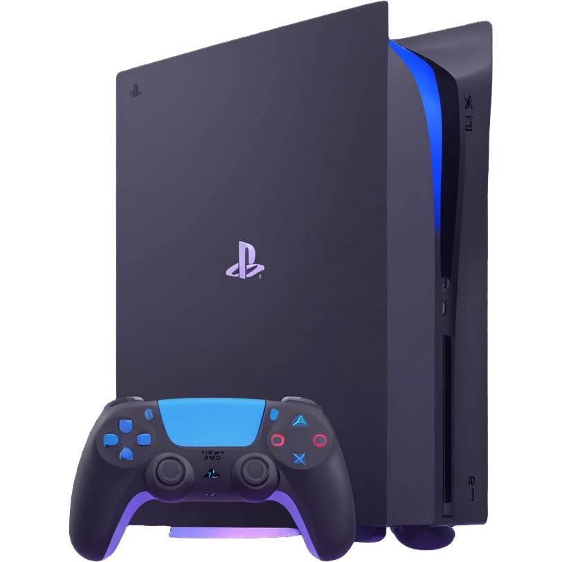 PlayStation 5 console emoji
