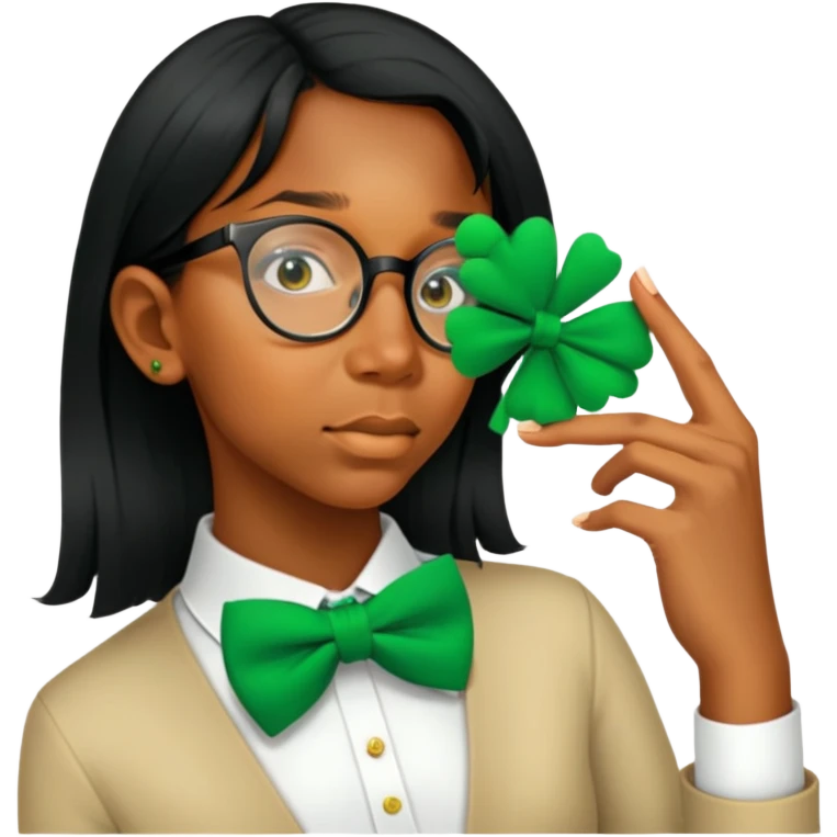 Stylish Leprechaun emoji