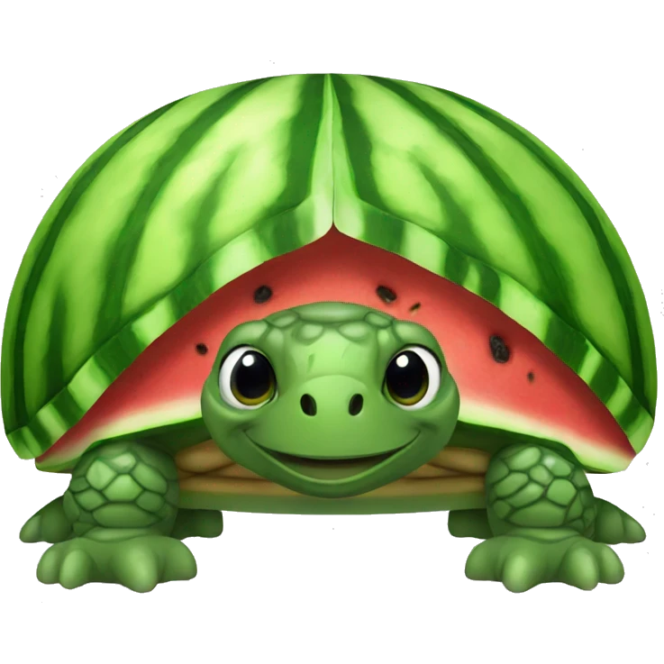 turtle watermelon emoji