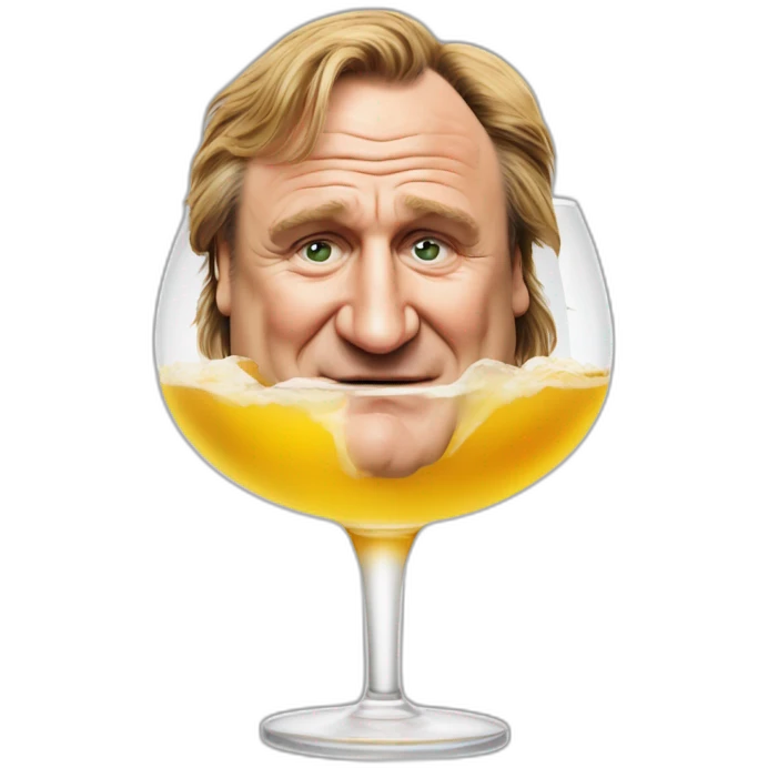 Gerard Depardieu apéro emoji