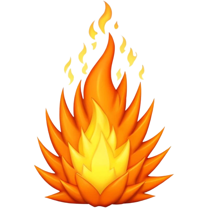 fire spiky emoji