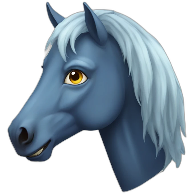 Monster horse emoji