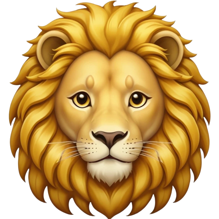 a majestic lion king emoji