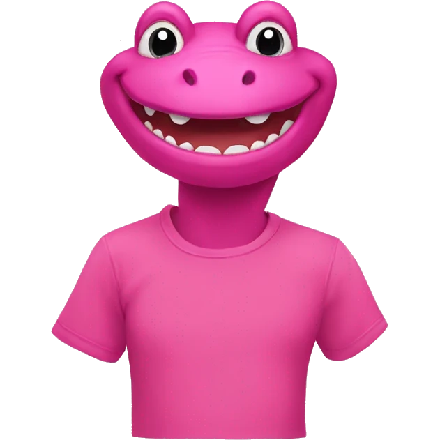 Pink 🐊 emoji