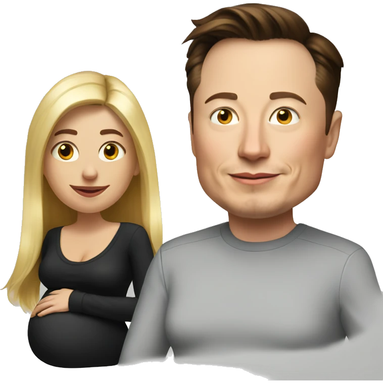 Elon musk pregnant  emoji