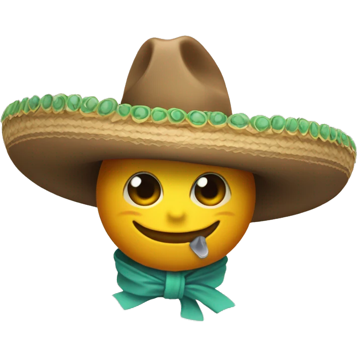 Axolote With sombrero  emoji