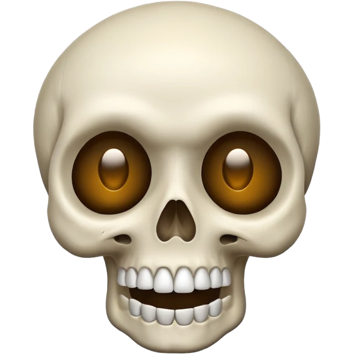Combination of skull emoji and surprised emoji emoji
