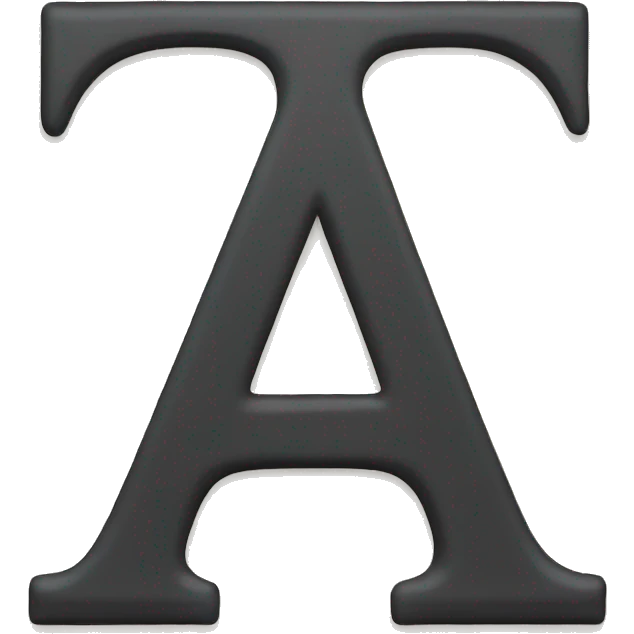Letter A emoji