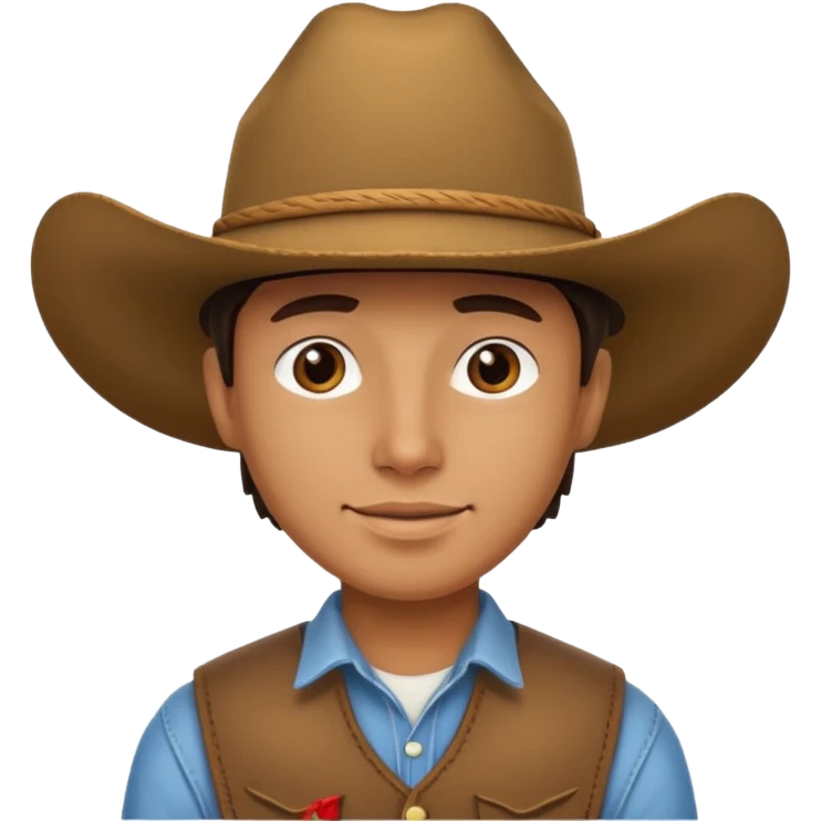 Bronco with a cowboy hat on  emoji