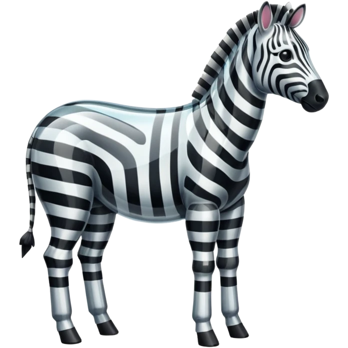 glassed zebra emoji