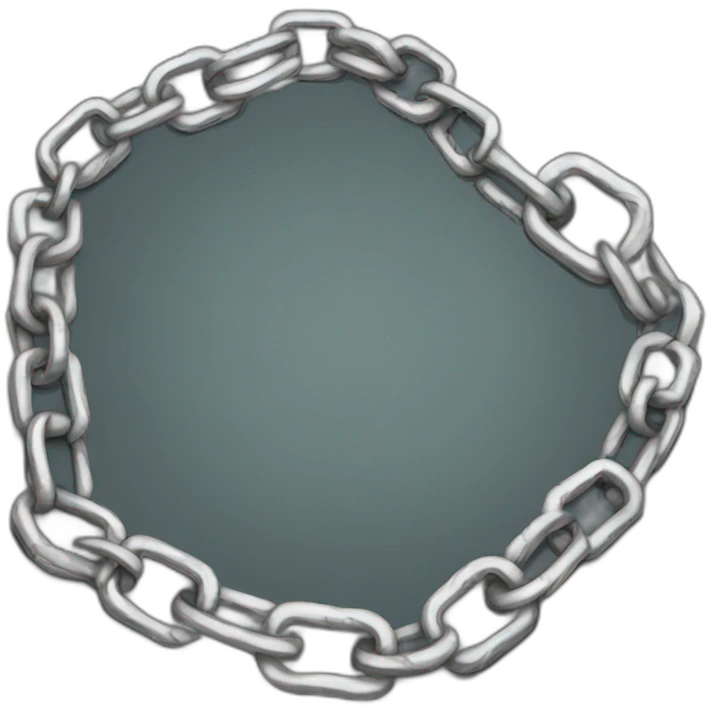 Broken chain emoji