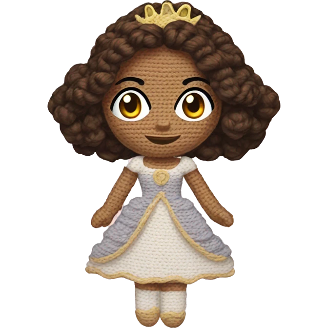 Princess crochet emoji