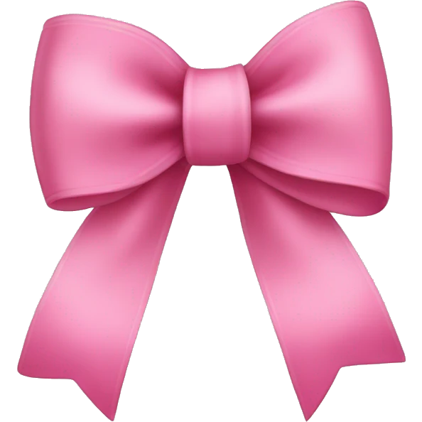 Pink bow emoji