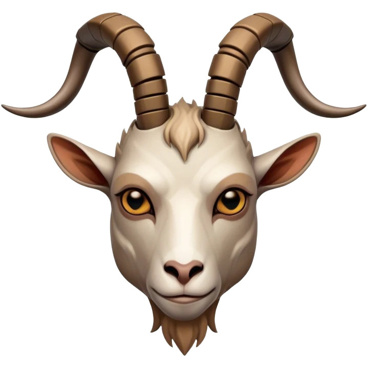 Cyberpunk Goat(Ram) man 2/3 veiw emoji