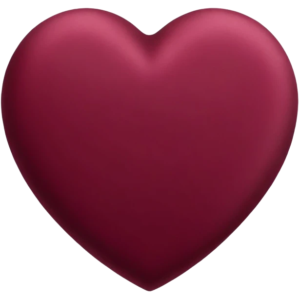 Cuore bordeaux emoji