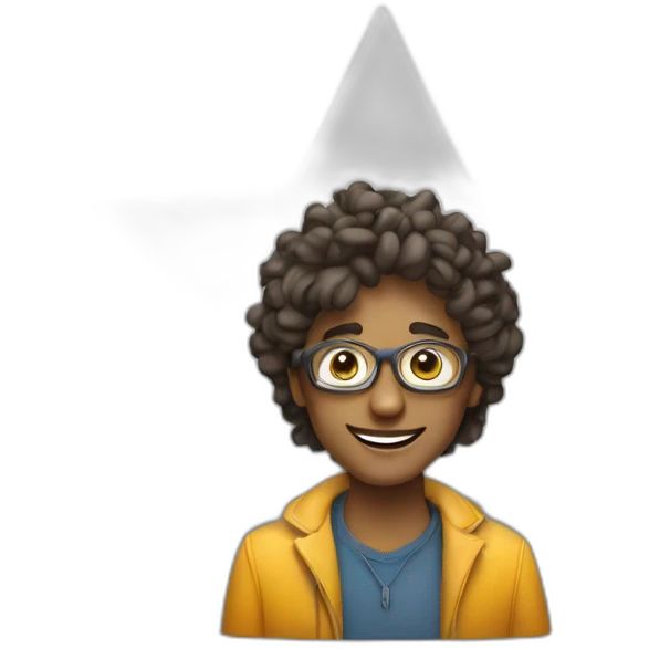 a designer working on revolutionzing how innovative companies hire designers with a huge star in the middle emoji