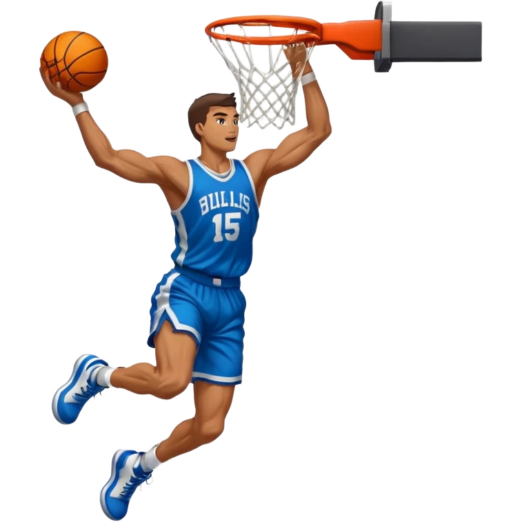 Basketball dunk emoji